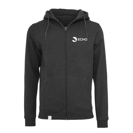 ECHO Dark Grey - Zip-Hoodie